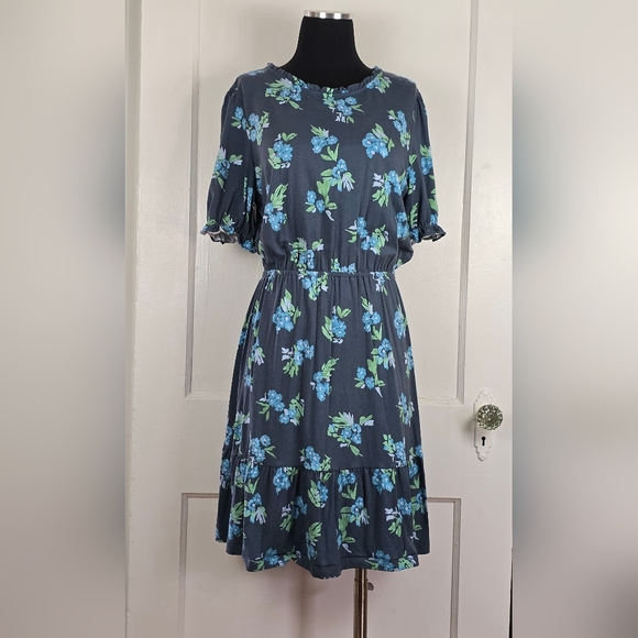 LOFT Outlet Floral Dress Size L - Picture 1 of 10